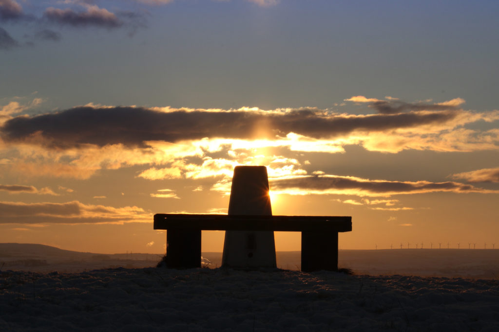 Sunset at the Trig Point