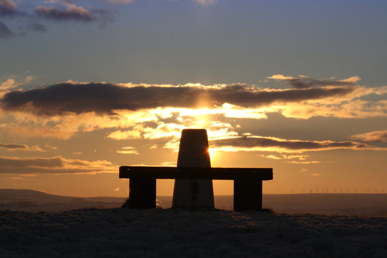 Sunset at the Trig Point